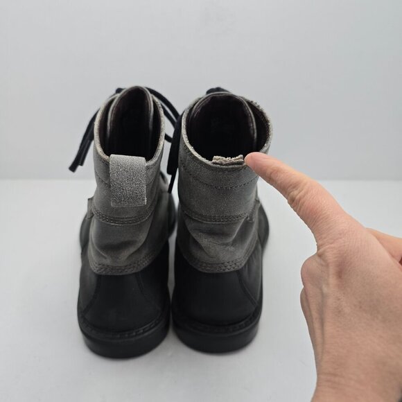 Wolverine Heritage | 'Felix' 6" gray leather Gorpcore duck boots | MENS 8.5 - Picture 6 of 9